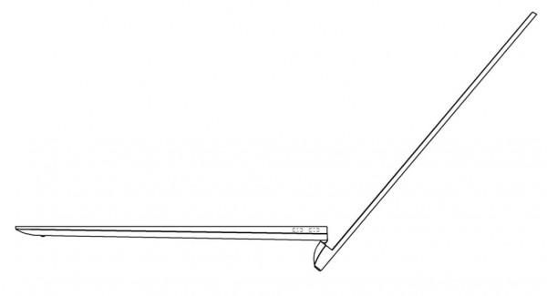 LG 專利的膝上型電腦鍵盤兩側都有觸控板