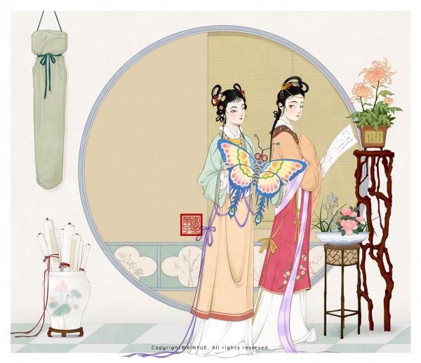 海棠春睡日，紅樓夢醒時