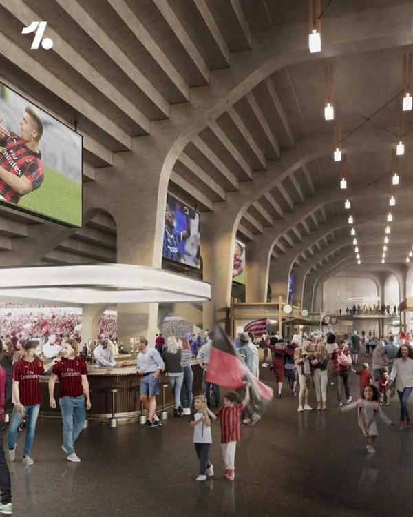 更多設計模擬圖曝光，米蘭新體育場將於2027年落成