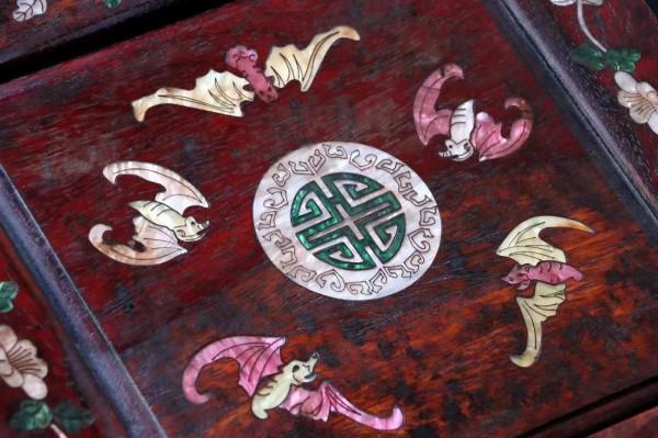 花梨木茶凳一套，鐵力 太師椅方臺一套