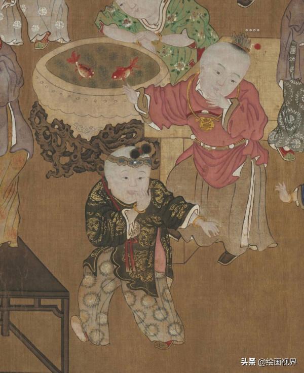 夏葵《嬰戲圖》到底有何寓意？區域性放大20倍，網友：原來都一樣