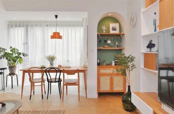 一套85㎡的原木風設計，溫馨明亮收納強大，網友：理想中的家