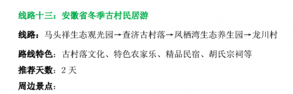 有美景有美食！安徽釋出18條冬季休閒農業和鄉村旅遊精品路線
