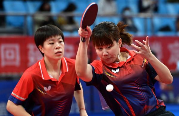 乒乓球——女子雙打1/8決賽賽況
