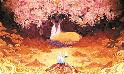 插畫師舍溪 和山海異獸來一次跨越時空的精神碰撞