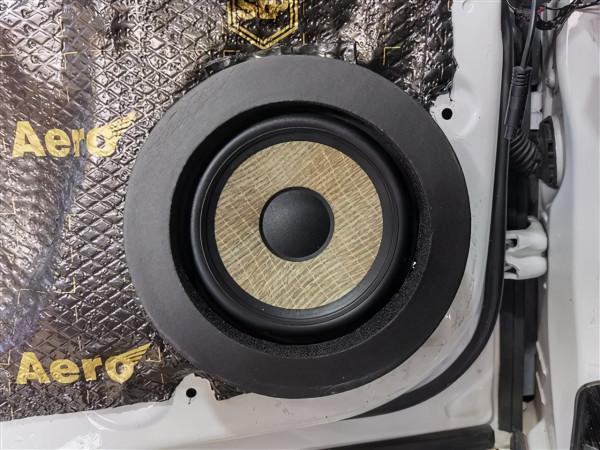 別克威朗音響改裝勁浪PS 165 F3亞麻三分頻+A柱倒模，嗨到停不下來