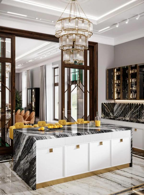 1100㎡奢華精緻的現代豪宅，室內裝飾太華麗，簡直讓人挪不開眼