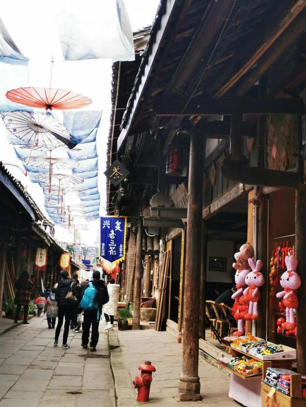 初冬的黃龍溪，別樣的美