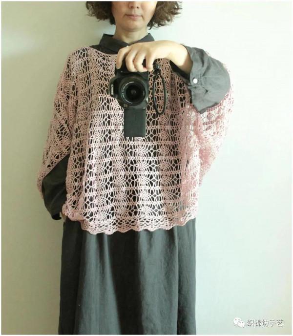 織錦坊手作--雅典娜 鉤針套衫附圖解
