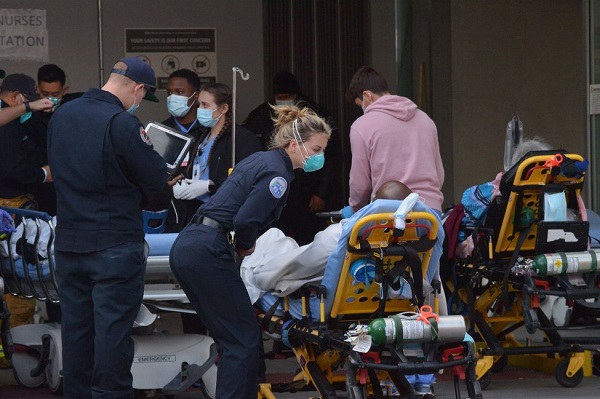 合眾社：美國因新冠肺炎住院人數創新紀錄 超145980人在病房治療