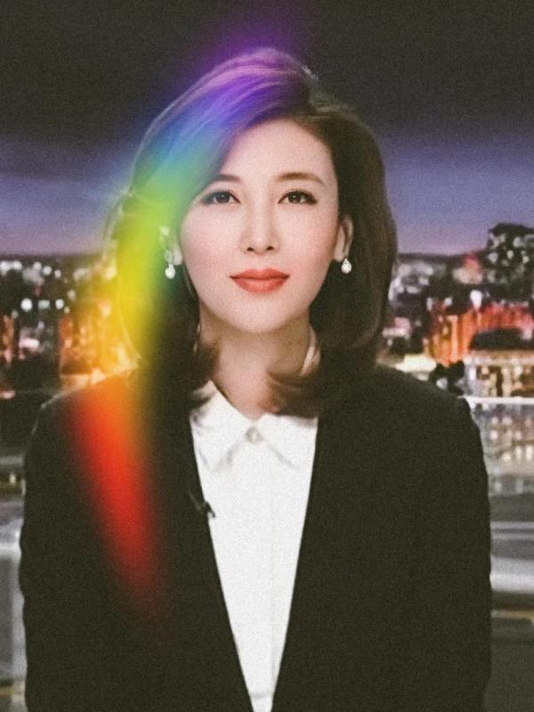 央視中文國際頻道《海峽兩岸》主持人李紅