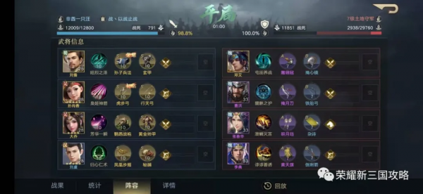 開荒實戰陣容搭配及其戰報欣賞（7級地）