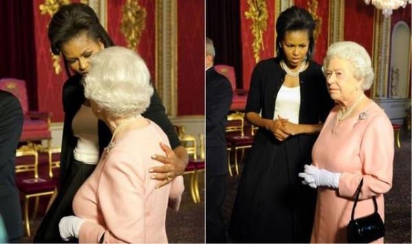 米歇爾魅力大：12年前摟著英女王觸犯王室禁忌，女王卻對她笑呵呵