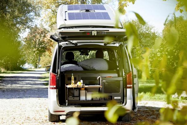 賓士EQV露營版官圖釋出,配可開啟車頂,兩種軸距可選 賓士EQV露營版官圖釋出,配可開啟車頂,兩種軸距可選