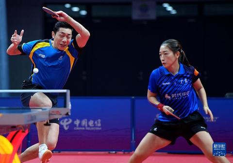 全運會-乒乓球混合雙打：許昕/劉詩雯晉級決賽