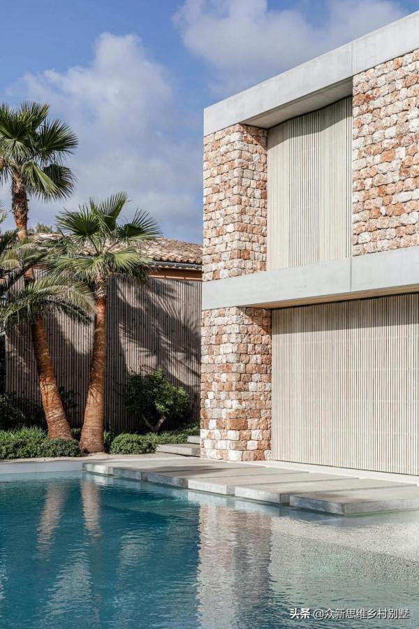 石頭記-用石頭壘成的現代自建別墅