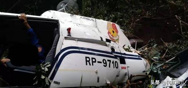 菲律賓警方一架空客H125直升機墜毀，兩名飛行員獲救
