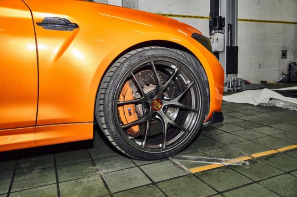 寶馬M2C改裝CMST透明碳纖維機蓋