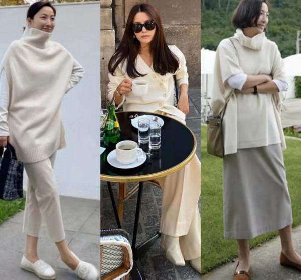 冬季搭配流行“穿淺少穿深”,50歲後試試“奶油白”,高雅又氣質 冬季搭配流行“穿淺少穿深”,50歲後試試“奶油白”,高雅又氣質