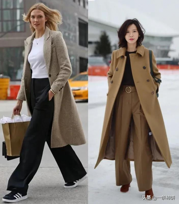 外衣適合闊腿部褲嗎？注意三個搭配細節，打敗臃腫和拖沓感