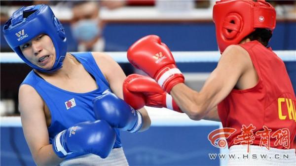 十四運會拳擊專案女子69公斤級半決賽 陝西選手袁海妮鎖定銅牌 十四運會拳擊專案女子69公斤級半決賽 陝西選手袁海妮鎖定銅牌