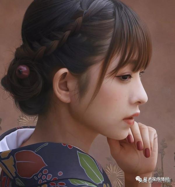 日本 岡靖知 寫實作品欣賞