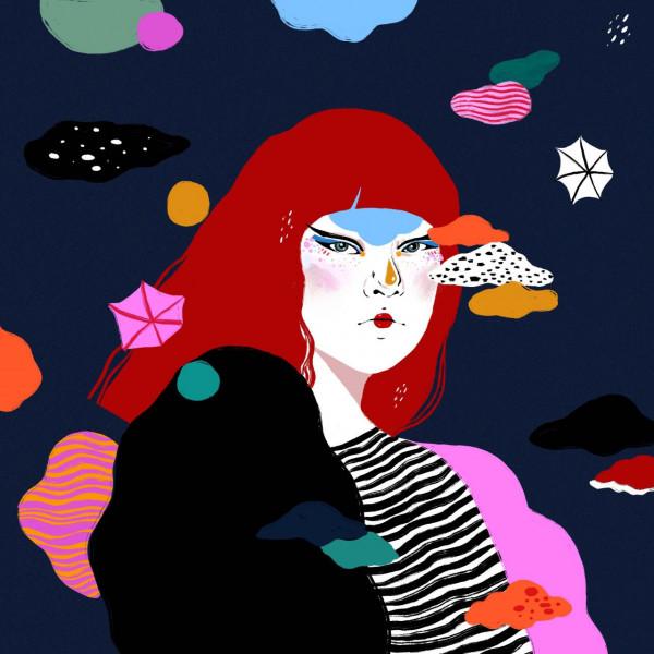 印度尼西亞的視覺藝術家和插畫家 Diela Maharanie 人物插畫設計作品