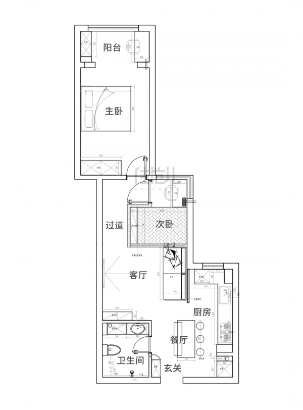 放棄147㎡，她把67㎡老破小爆改得讓人羨慕