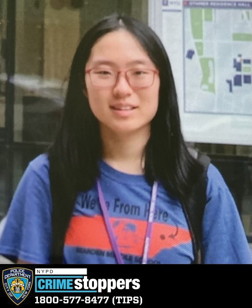 警徵線索尋19歲華裔失蹤女生