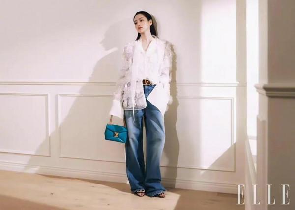 孫藝珍ELLE畫報，此次畫報是官宣結婚後第二天拍攝的 狀態好好 好美