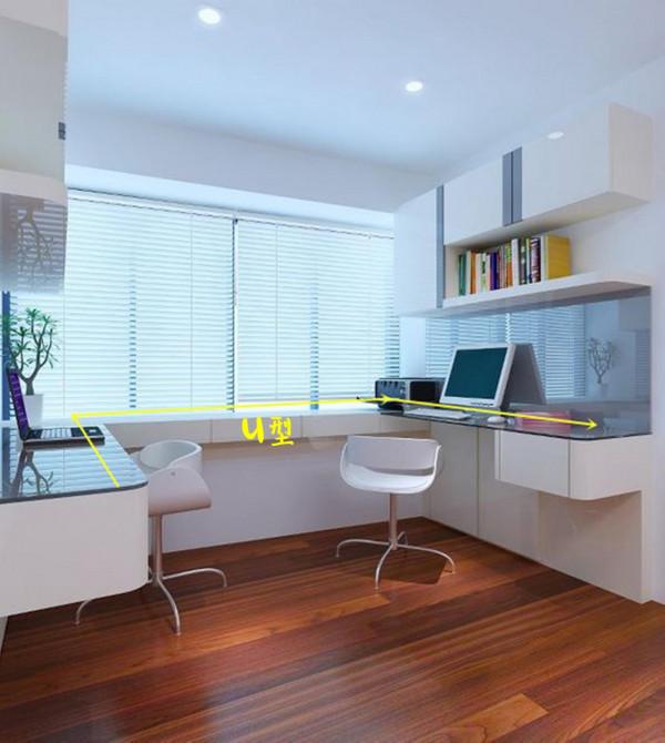 書房的面積被低估了，這4種佈局，成功把一間書房變成兩間來用