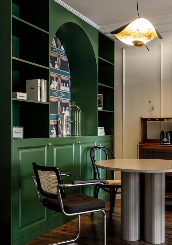 80㎡濃郁復古風婚房，不動硬裝，以軟裝設計實現屋主心中所求