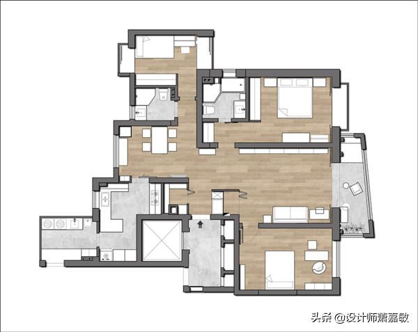 舊貌換新顏!保留棕紅木地板,她家竟然還能改得這麼好看 舊貌換新顏!保留棕紅木地板,她家竟然還能改得這麼好看