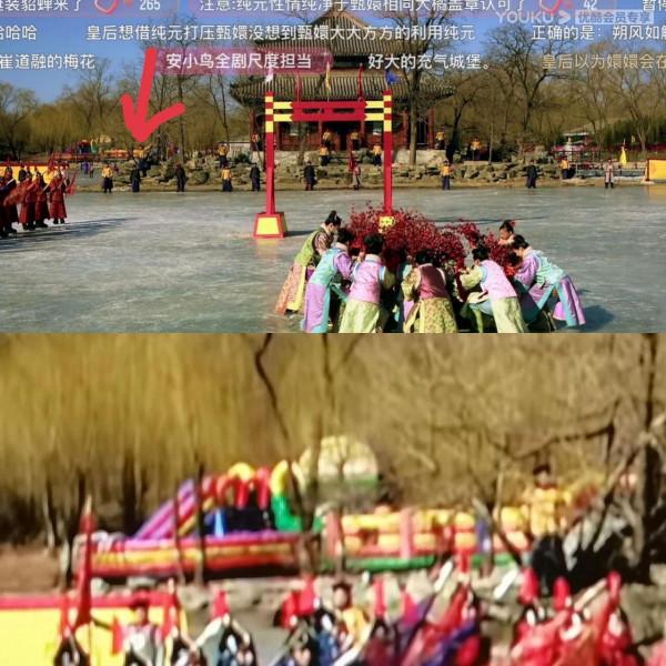 甄嬛傳中的穿幫圖，淳兒聚餐玩手機？導演：請不要用顯微鏡追劇
