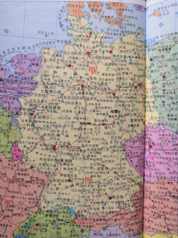 世界地圖變遷史&mdash;歐洲德國