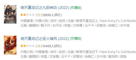 10部最被低估的華語電影，《蜀山傳》僅排第8，《劍雨》未進前三