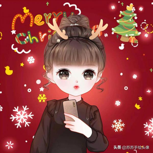 換個頭像吧，喜慶又好看的卡通動漫頭像，聖誕節專用