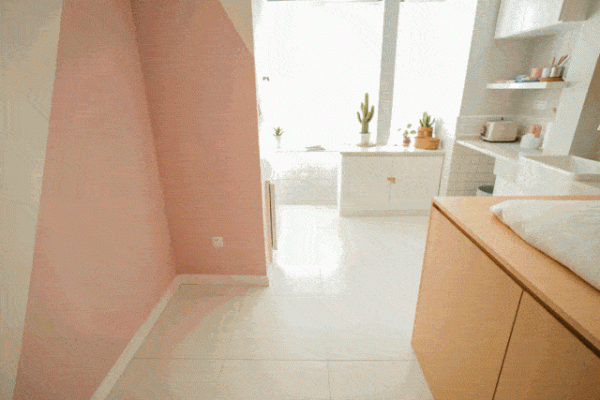 地面空間不夠，為什麼不動動腦子：把床抬高1米？又能多4個功能區