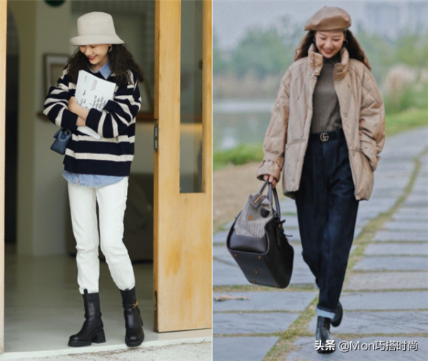 今年流行“平頭靴”,修腿顯瘦還時髦,腳寬的女生不穿一次多可惜 今年流行“平頭靴”,修腿顯瘦還時髦,腳寬的女生不穿一次多可惜