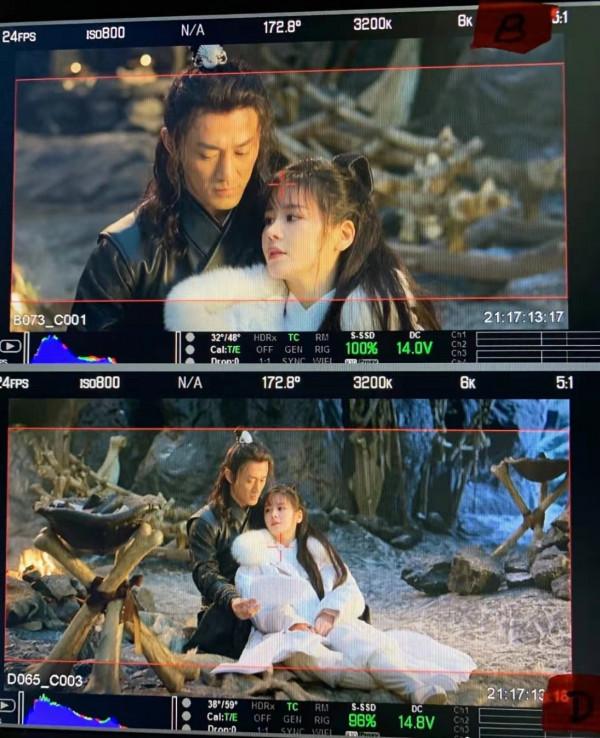 新《倚天屠龍記》周芷若曬美照，被嘲修圖太過，與電影判若兩人