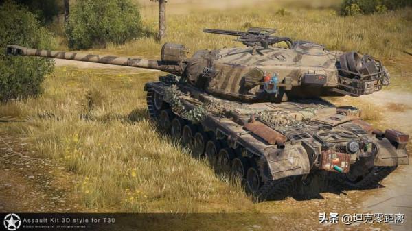 坦克世界 金牌老玩家象徵！您會換嗎？T30專屬3D面板“突襲工具”