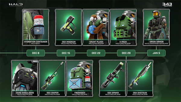 《光環：士官長合集》今日新增週年紀念飾品