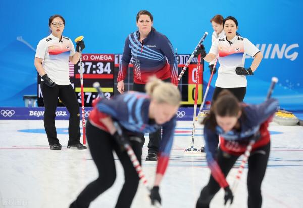 女子冰壺加拿大隊大勝，美國隊擊敗韓國，中國隊第8已無退路