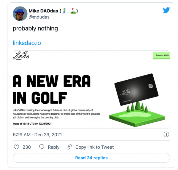 如何用DAO重塑會員俱樂部模式？高爾夫LinksDao這麼玩