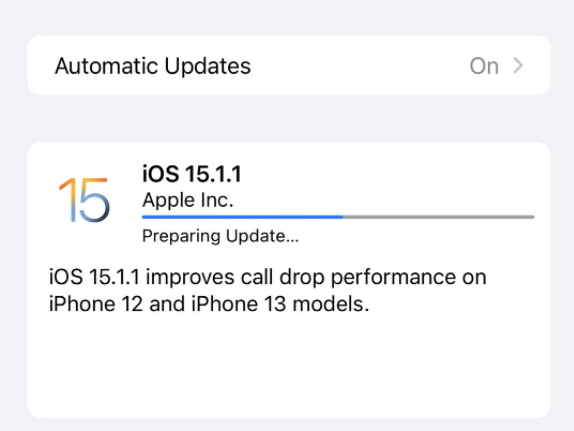 iOS15.1.1正式版：原來訊號差不是我們的錯