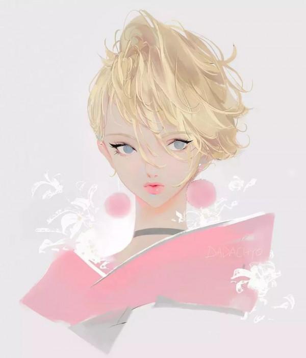 韓國高人氣插畫師，感覺她畫的顏值都逆天了