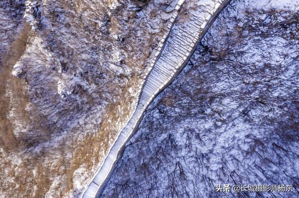北京懷柔雪後箭扣長城天梯、鷹飛倒仰晨光