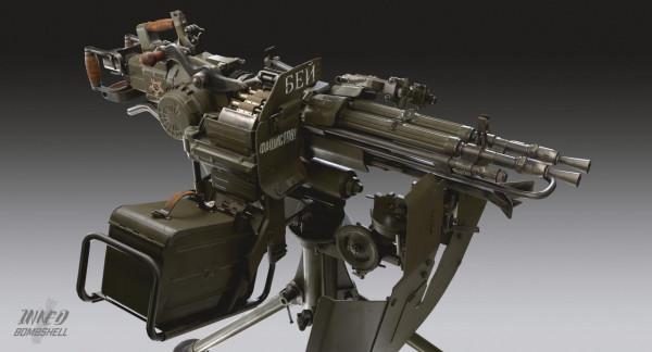 藝術 | 國外藝術家INKED BOMBSHELL的概念武器系統