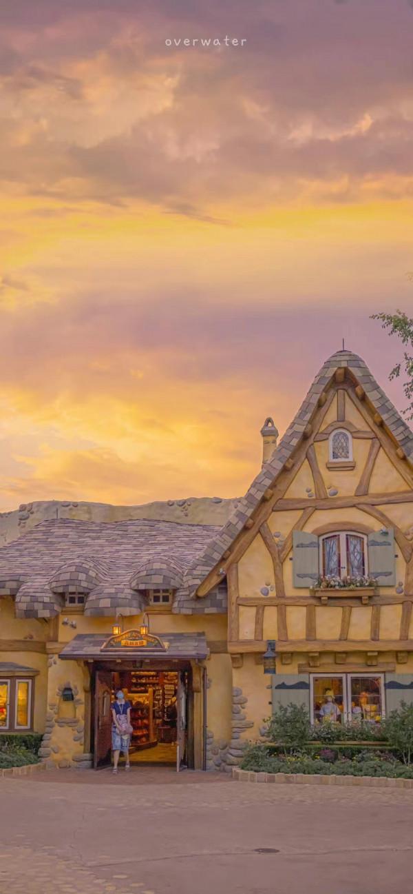 浪漫夢幻的冬日迪士尼攝影桌布，這也太治癒了