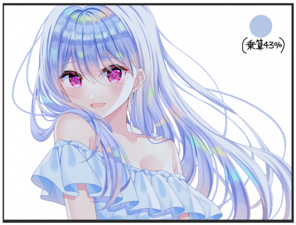 動漫人物後面的背景怎麼畫？使用模糊濾鏡繪製閃光背景